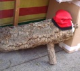 un tió amb barratina