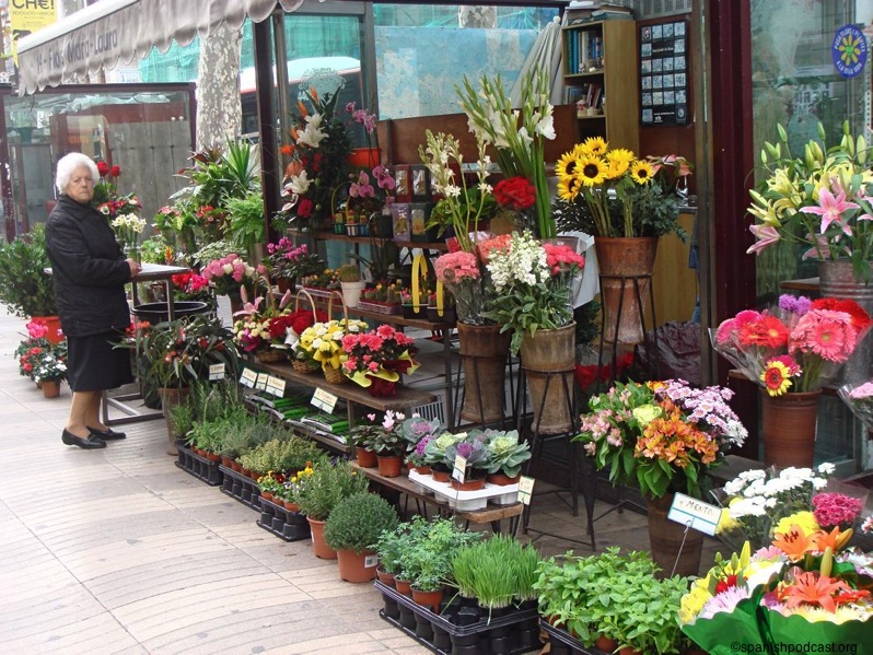 La Rambla, puesto de flors