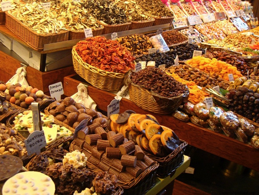 orejones, la boquería, la rambla