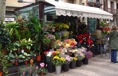 Puesto de flores, rambla