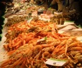 marisco, la boquería, la rambla