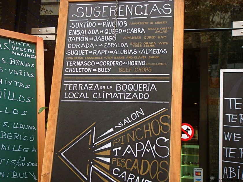 tapas bar boquería, la rambla
