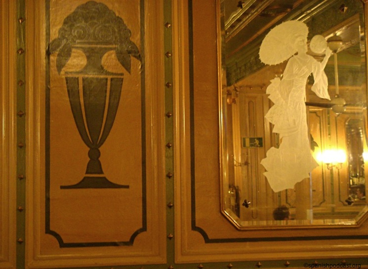 decoración café ópera