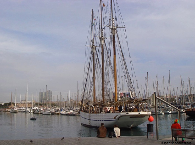 silueta velero