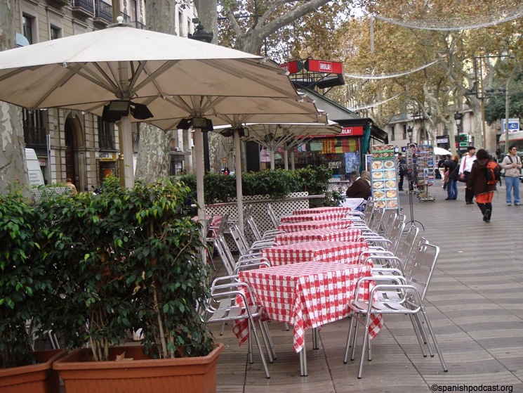 terraza rambla santa mónica