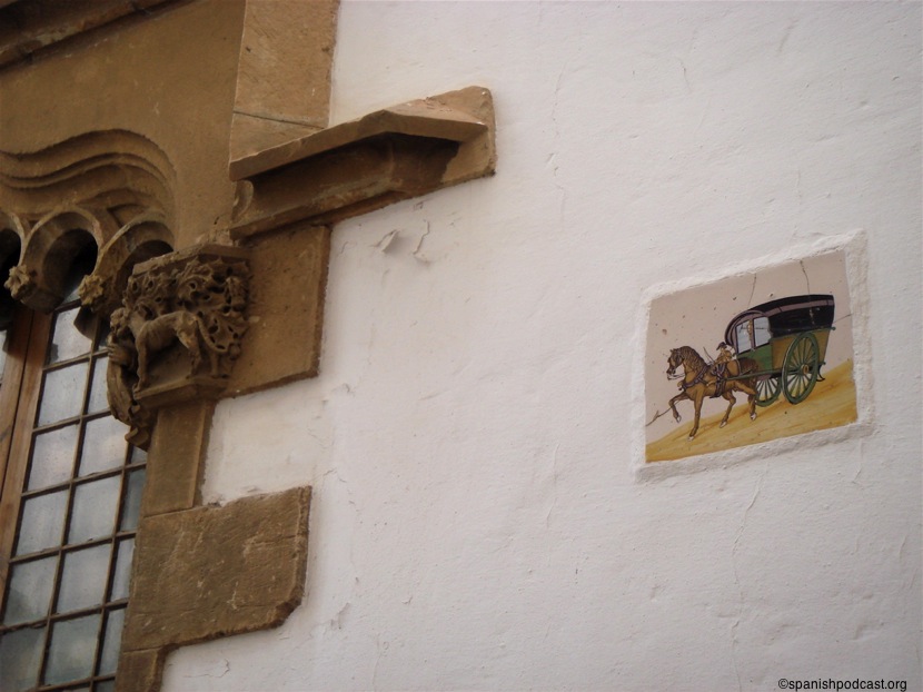 Por esta calle pasaban los carruajes