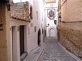 calleja estrecha del núcleo antiguo