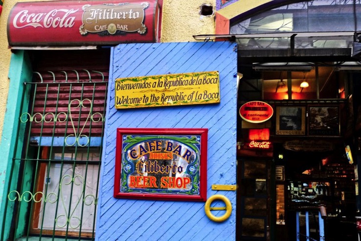 bienvenidos a la república de La Boca