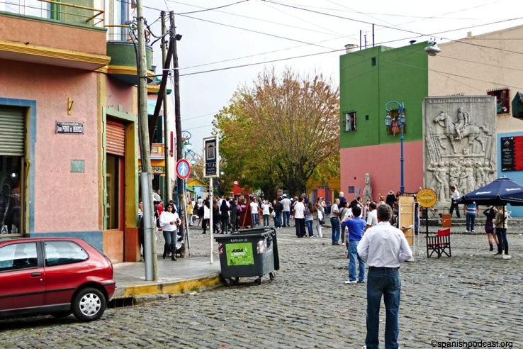 entrada al barrio