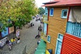 calle de artesanos, desde arriba