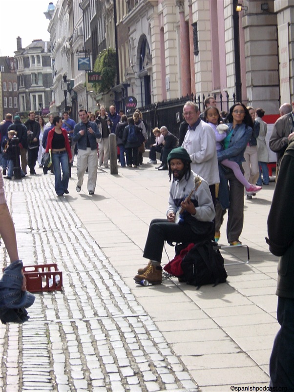 músico callejero