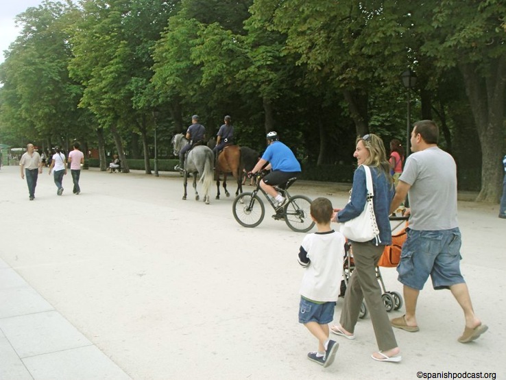 familias de paseo