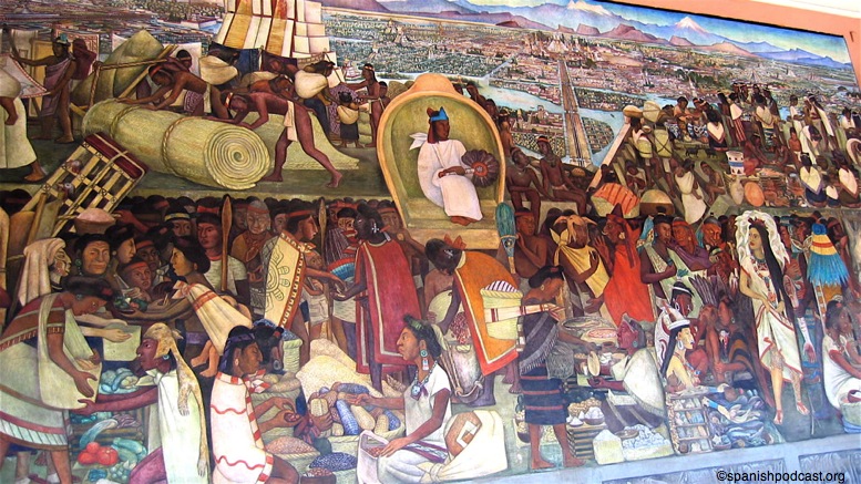 Mercado de Tlatelolco, palacio nacioanl