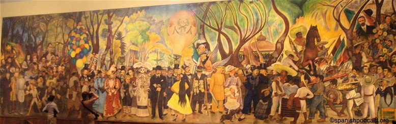 mural más cerca, entero