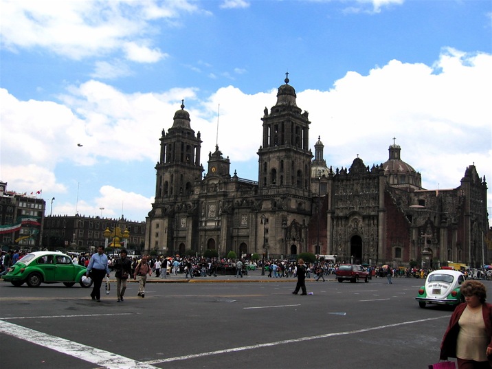 Vista general del Zócalo