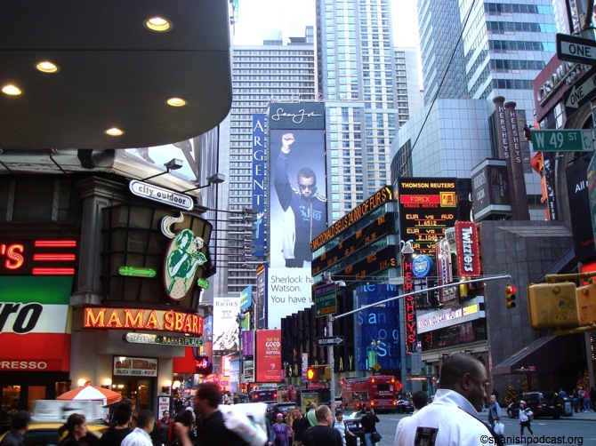 C:Broadway:anochecer