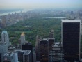 central park al anochecer