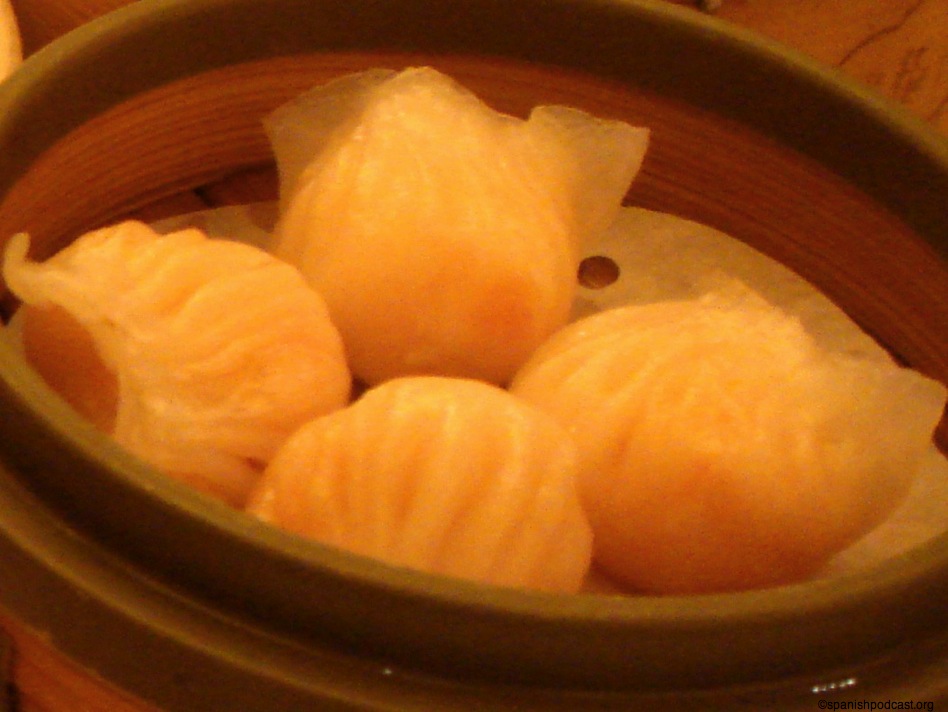 dim sum pasta de arroz