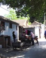 puesto ambulante de fruta en hutong