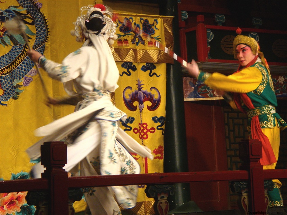 lucha en escena
