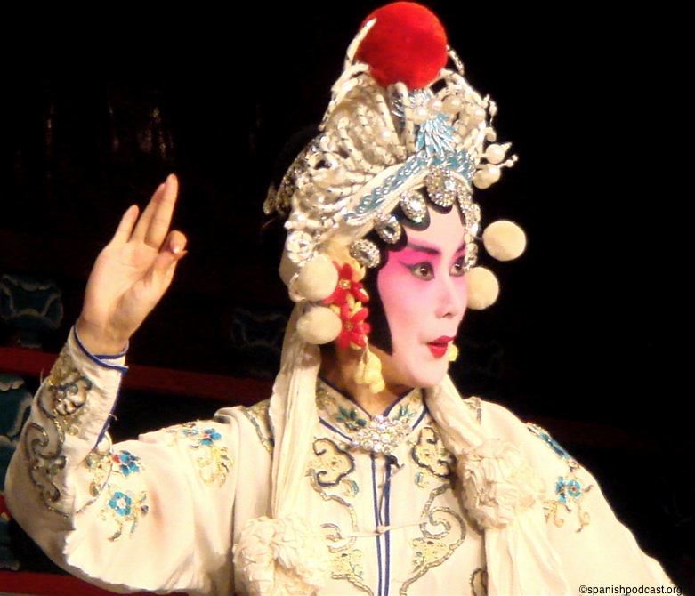 primer plano artista ópera