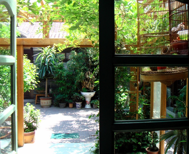 hutong jardín de una casa