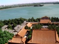 palacio, lago, torre