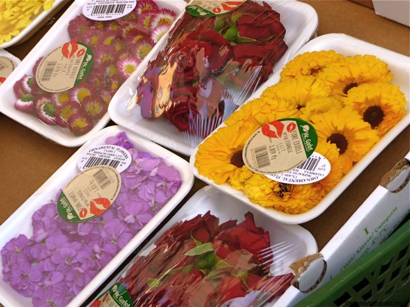 flores para comer 